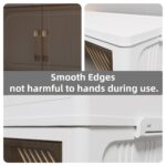 35.4 Inch Wide Clear Plastic Locker For Closet Organizer Storage, Folding Storage Box - Image 4