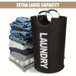 1 Gallon Waterproof Fabric Laundry Basket, Clothing Storage Basket, Household Storage Basket - Image 2