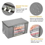 2Pcs Clothes Storage Bag 90L Large Capacity Foldable Closet - Image 4