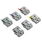 Label Maker Tape Refills 6 Pack – 12mm Colored Replacement TZe-131 TZe-231 Compatible Label Tape for Brother P-Touch Machines - Image 10