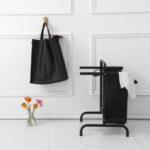 2-tier Laundry Basket 110 Litre Large Black Oxford Laundry Basket Sorter - Image 10