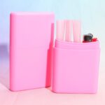 Sealed Portable Colored Plastic Cigarette Storage Box