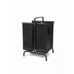 2-tier Laundry Basket 110 Litre Large Black Oxford Laundry Basket Sorter - Image 8