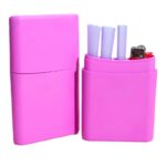 Sealed Portable Colored Plastic Cigarette Storage Box - Image 5