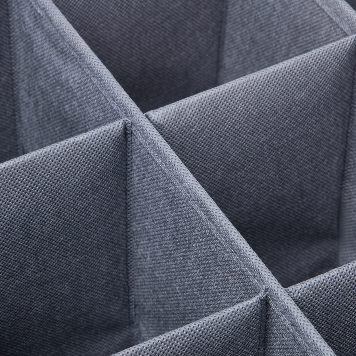 Vevor Sturdy Under Bed Shoe Storage Organizer, Adjustable Dividers Fit 16 Compartments, Shoe Storage Organizer For Closet Organization With Clear Cover, Shoe Rack & Basket, For Closet, Entryway, Trunk - Image 4