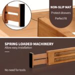 8pcs Bamboo Drawer Dividers - Image 6
