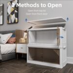 35.4 Inch Wide Clear Plastic Locker For Closet Organizer Storage, Folding Storage Box - Image 9