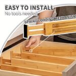 8pcs Bamboo Drawer Dividers - Image 8