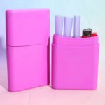 Sealed Portable Colored Plastic Cigarette Storage Box - Image 9