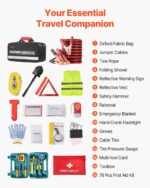 31 Pcs Car Emergency Kit With Medical Emergency First Aid Kit For Vehicles - Image 2