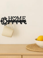 Cozy Home Wall Hooks Set Warm Metal Coat Hangers With Cute Heart Design Perfect - Image 4