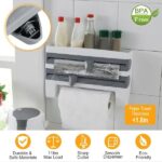 Magnetic Plastic Wrap Dispenser With Cutter - Refillable Aluminum Tin Foil And Plastic Wrap Organizer For Kitchen, - Image 5