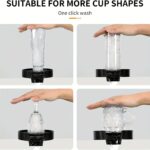 Manual Press-type Automatic Cup Cleaning Set, Including A Cup Cleaner With Connecting Tube And Connecting Water Pipe, Capable Of Pressing And Cleaning Cups, Suitable For Bars, Restaurants And Househol - Image 8