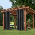 Indoor Outdoor Dark Gray Curtain
