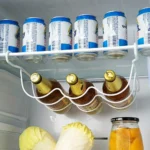 Kitchen Supplies Refrigerator Organizer Rack Inside Shelf Beer Wine Bottle Holder Rack Kitchen Storage Shelves Accessories Tools - Image 3