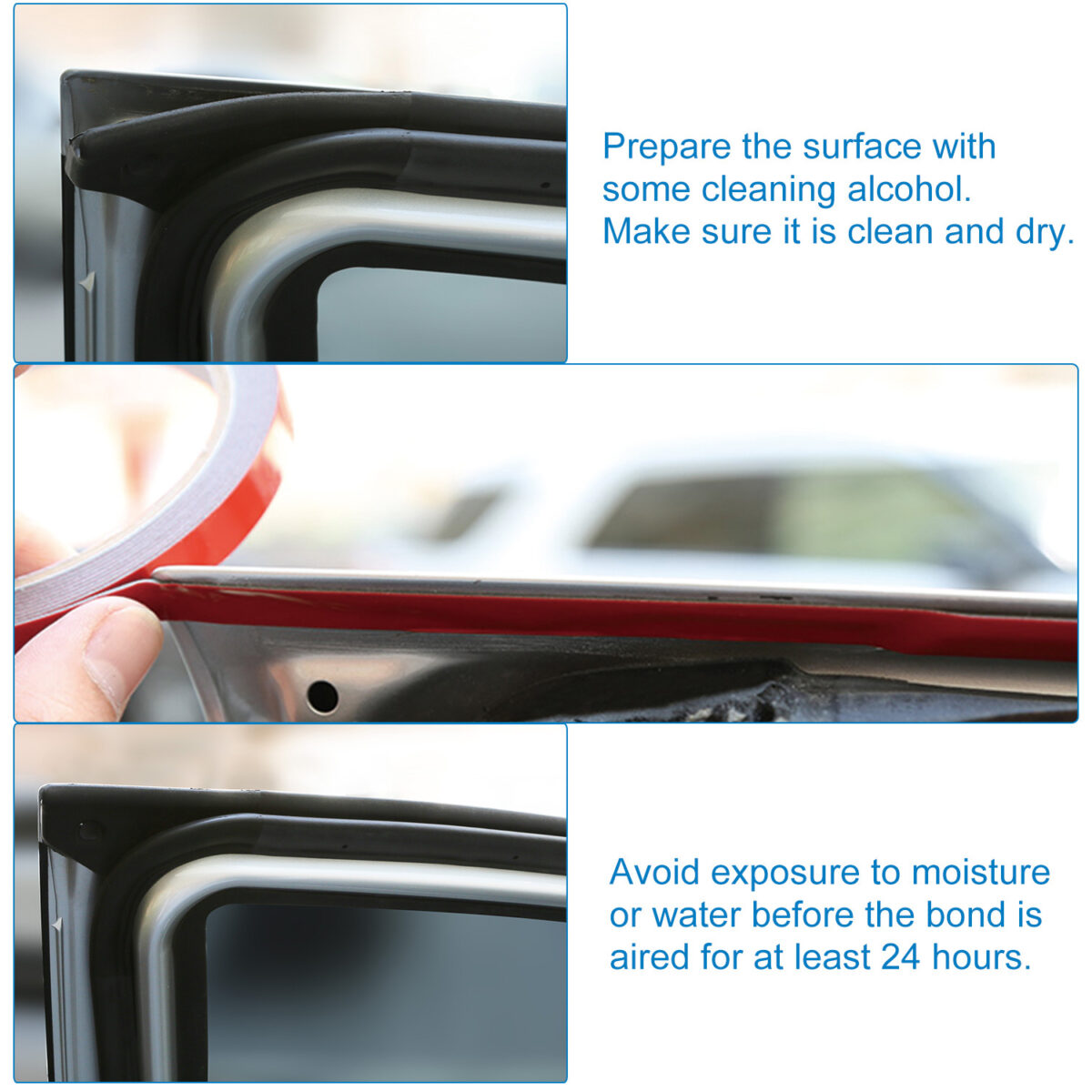 4 Rolls Car Double Sided Tapes Heavy Duty Double Sided Foam Tapes Strong Mounting Adhesive Tapes For Cars Truck Automotive 9.8FT Per Roll - Image 7