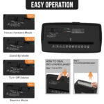 Woolsche 5 Sheet Cross Cut Paper Shredder For Home Use, Jam Proof - Image 7