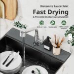 Diatomaceous Earth Sink Tray Stone Home Sink Caddy Kitchen Instant Dry Sink Organizer - Image 5