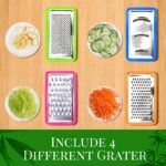 Bamboo Cutting Board With Drawer, Including 4 Vegetable Cutters, 4 Trays With Lids, Container And Vegetable Peeler Set, Cutting Board, Kitchen Bamboo Cutting Board - Image 5