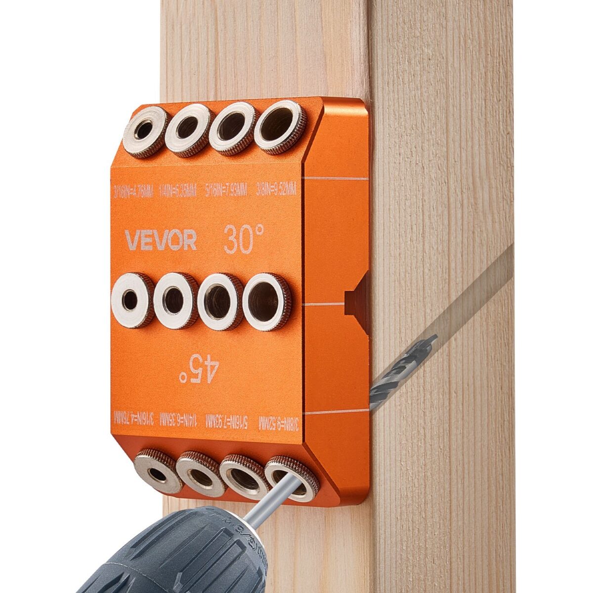 Drill Guide Angle 4 Sizes Portable Precision Drilling Guide Jig - Image 6