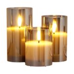 Flameless LED Candles 3 Pack Battery Operated Candles With Remote Control, Realistic Flickering Candles For Safe Ambiance - Image 3